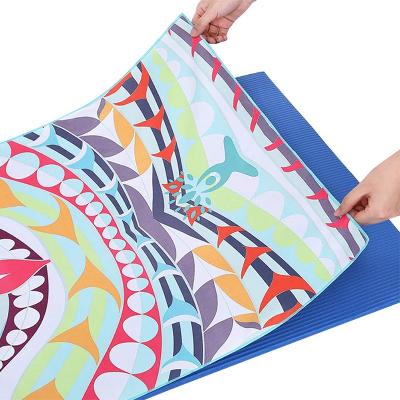 Serviette Antidérapante - YogaPrintMat™ - Multicolore